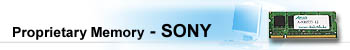 Memory for SONY notebook