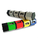 Twisting Hexagon Hubs - 4 ports