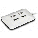 with Magnetic Stands - 4 ports